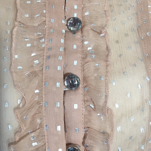 Twentyone sheer,sleeveless,ruffle top - Picture 5 of 5